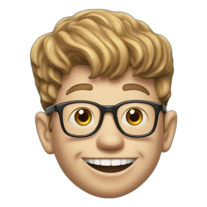 Alfred Neuman from mad magazine with a college graduate hat sticker