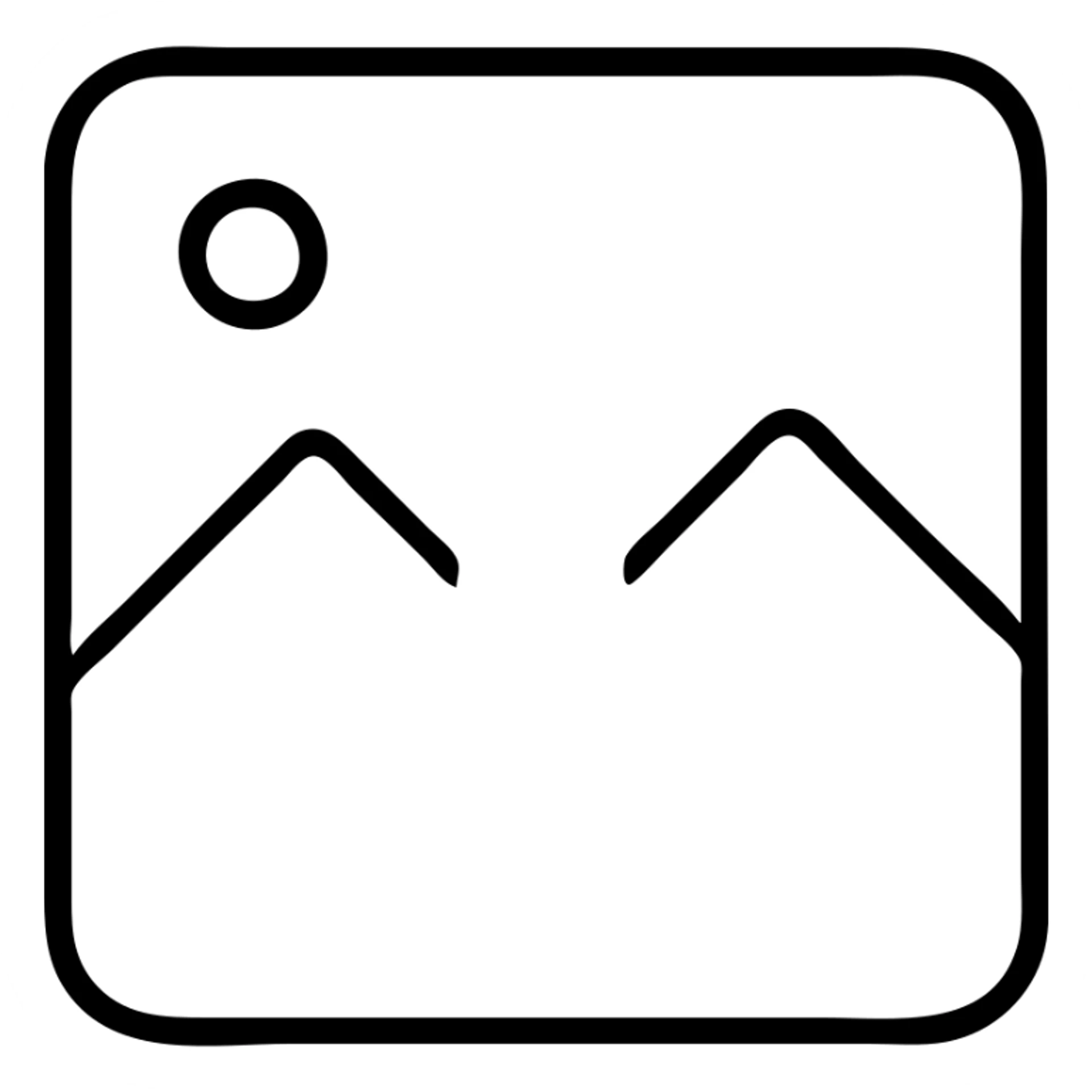 Make the question mark overlay much larger, keep minimal icon style, teal color, no background. sticker