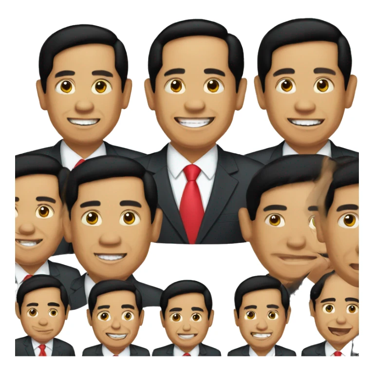 President indonesia mr jokowi sticker