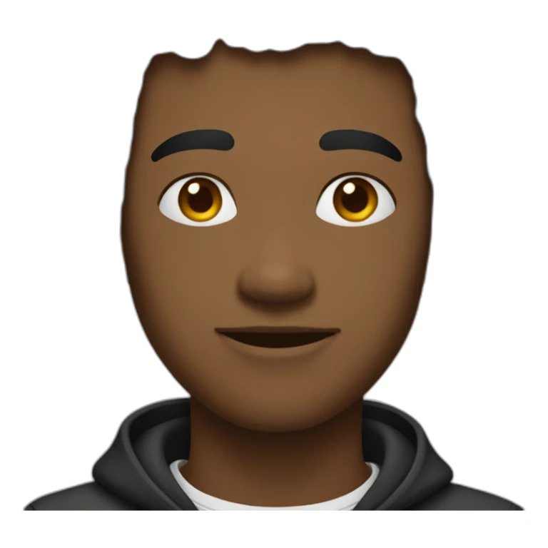 Jeune homme noir sticker