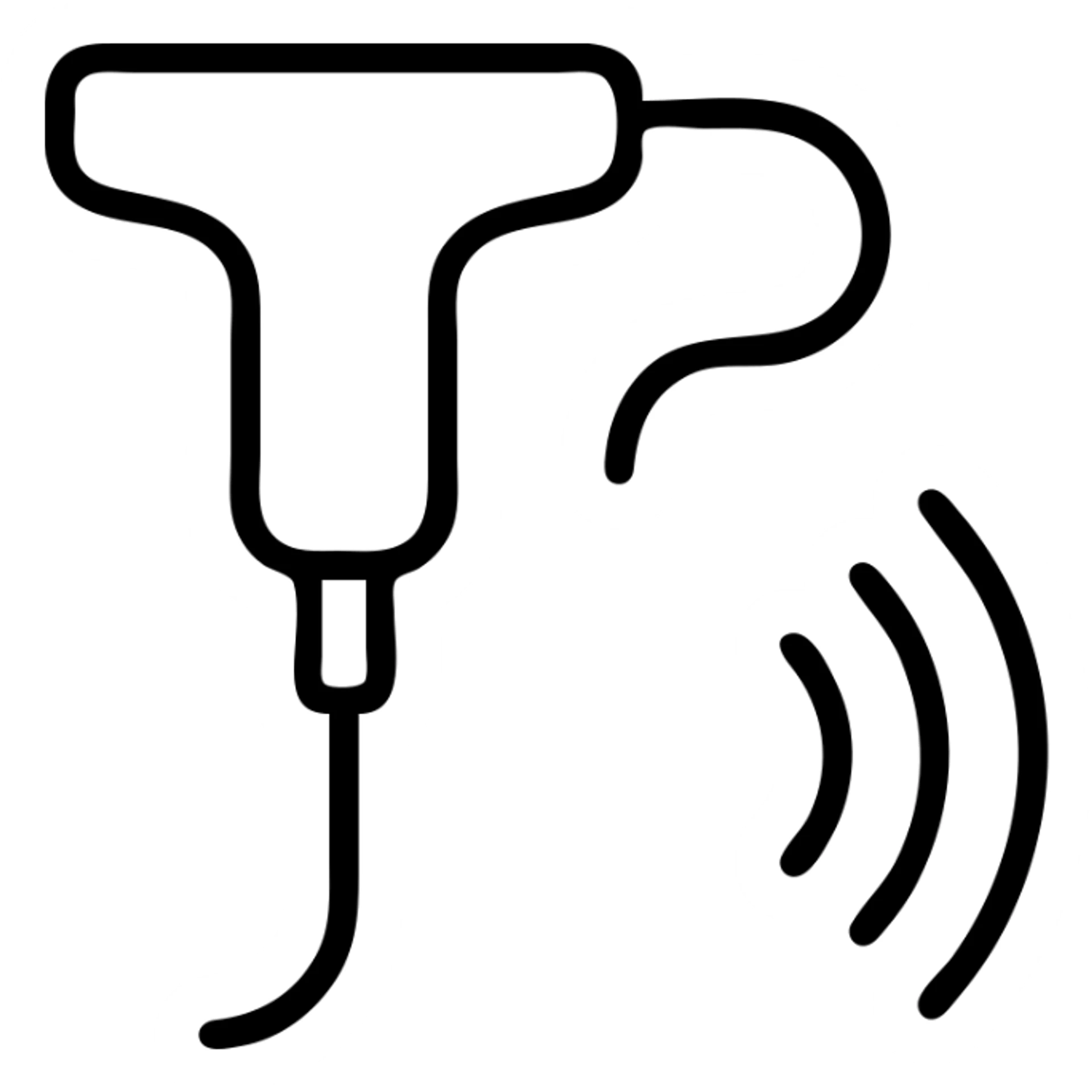simple ultrasound icon sticker