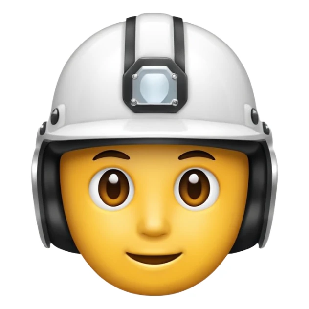 Solo Casco blanco sticker