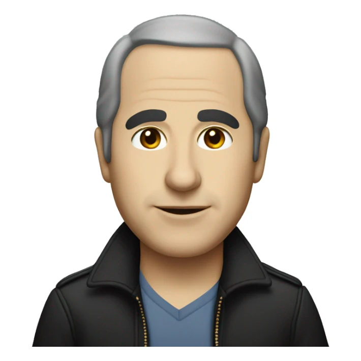 Paul Simon with dark straight hair and small dark mustache sticker