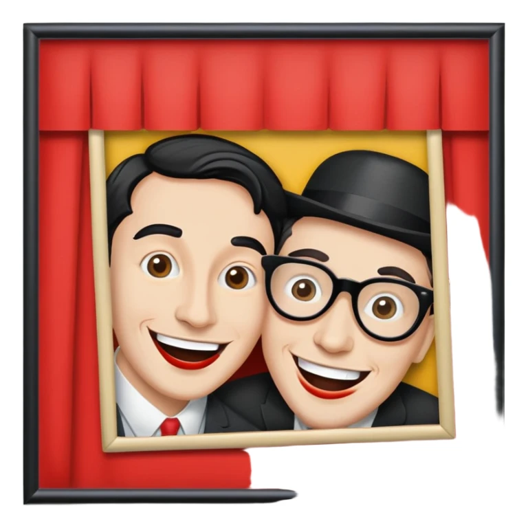 Cute London photo booth  sticker