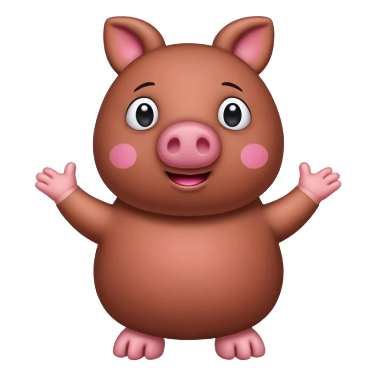 pepa pig kaka gedaan sticker