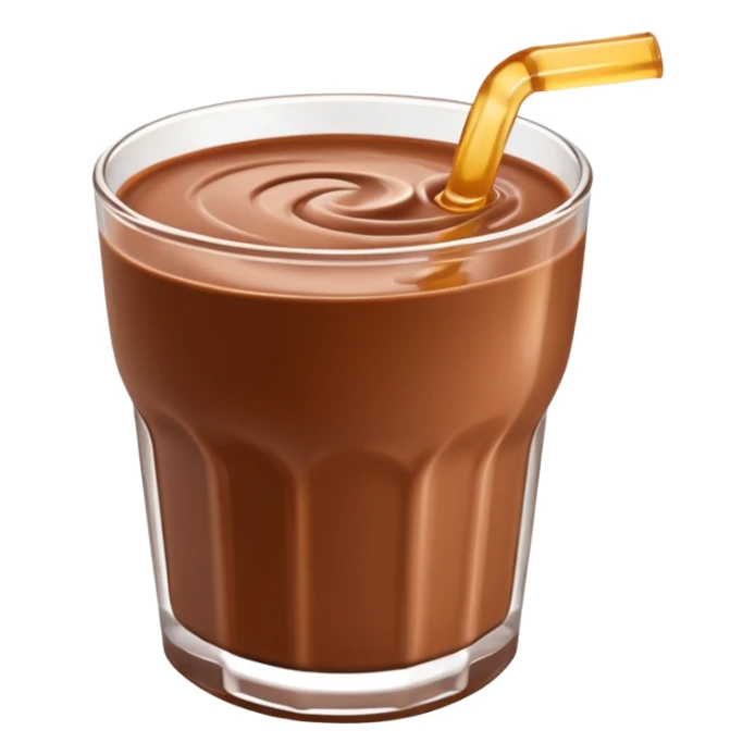 Chocolate milk and apple juice mix sticker