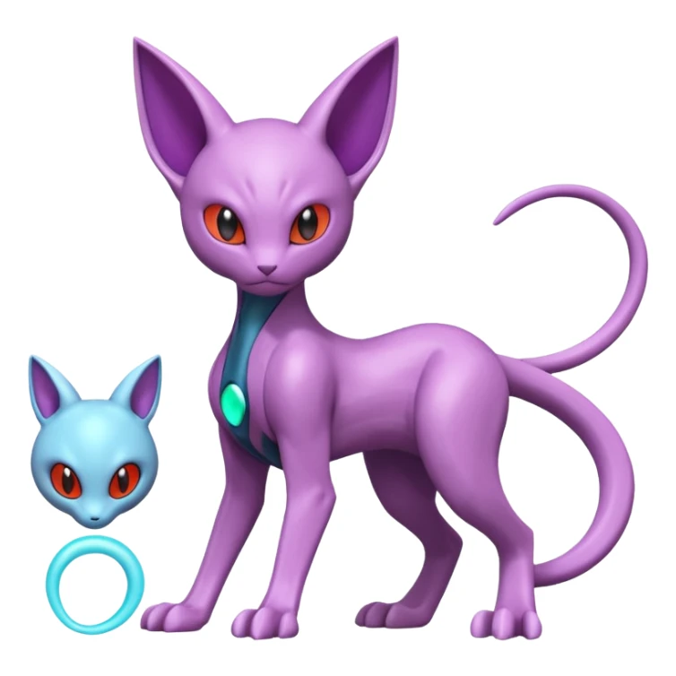 Mewtwo-Malamar-Genesect-Deoxys-Espeon-alien-hybrid-fusion sticker