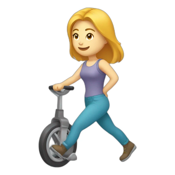 Femme entrain de faire une traction sticker