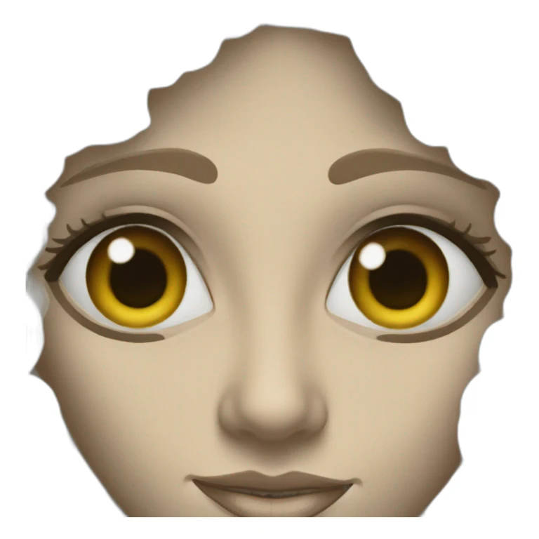 a Renaissance woman 3 eyes sticker