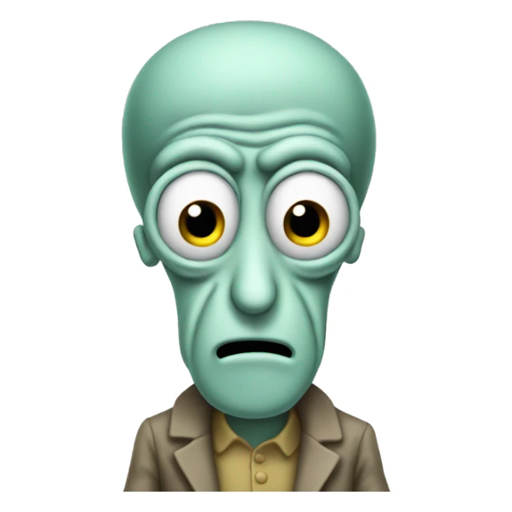 Squidward sticker