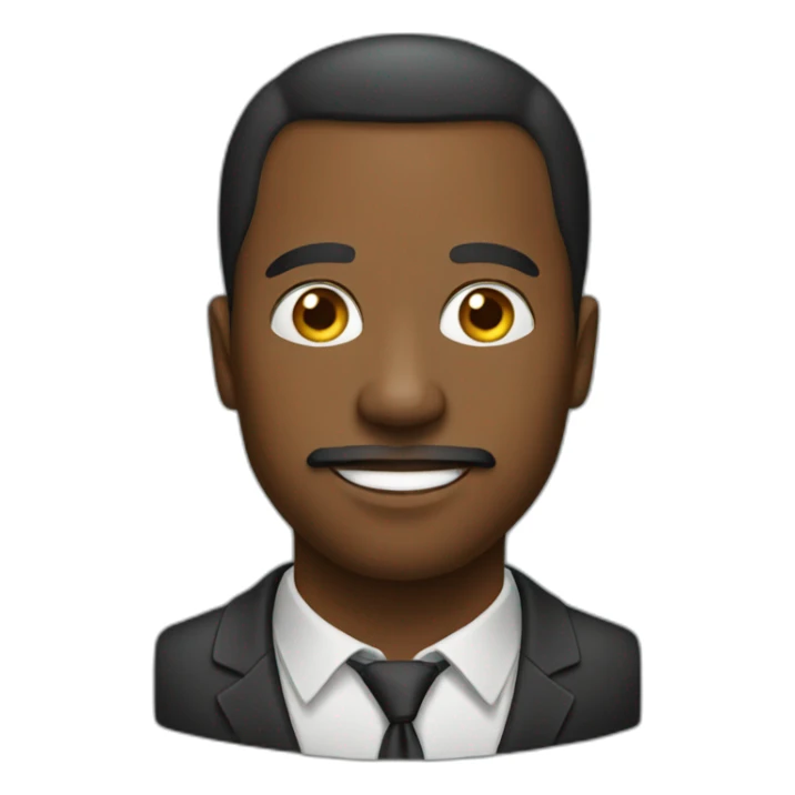 an african american gentleman from the hood sticker