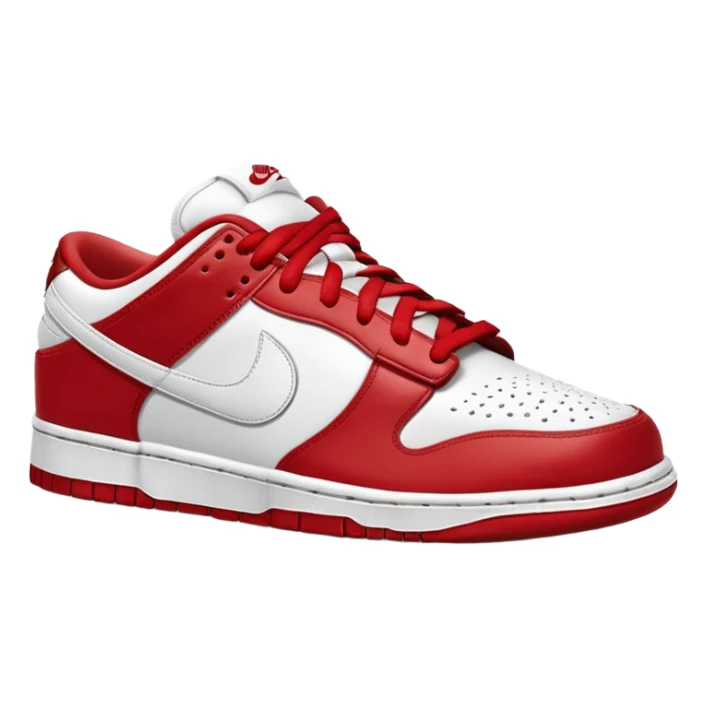 I want you to draw a Nike Dunk Low with the Nike logo facing right sticker