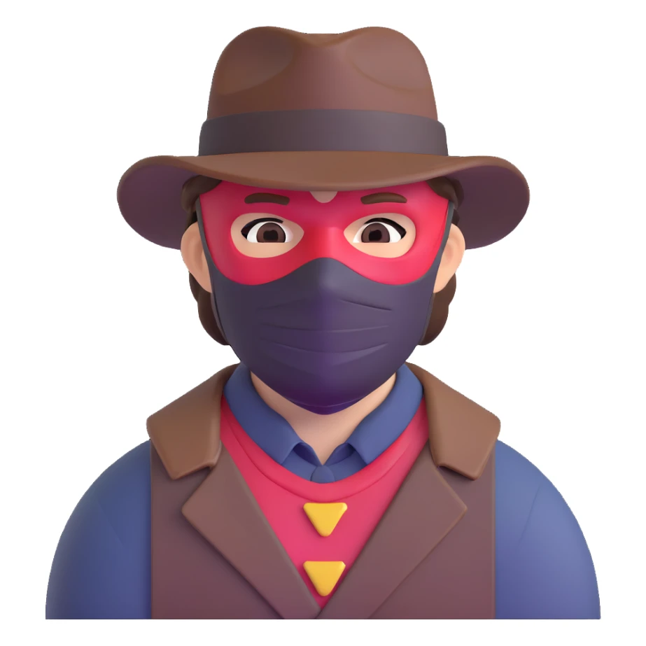 Arthur Morgan with a mask sticker