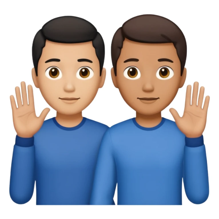 asian gay couple holding hands sticker