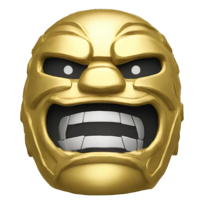 Leon's Wrestling Federation Men's Champion Belt gold sticker