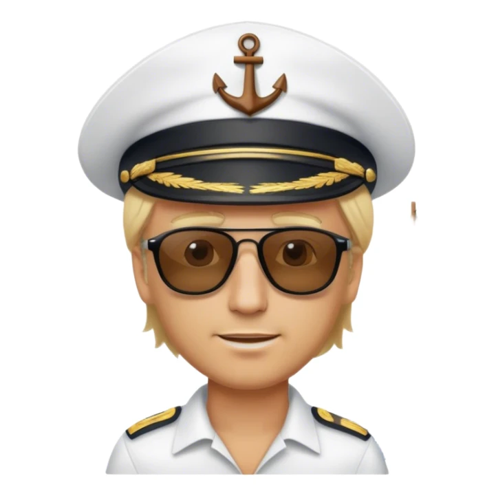 President Trump manning a sailboat sticker