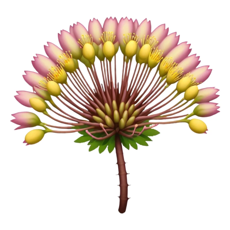 Albizia lebbeck flower without petals sticker