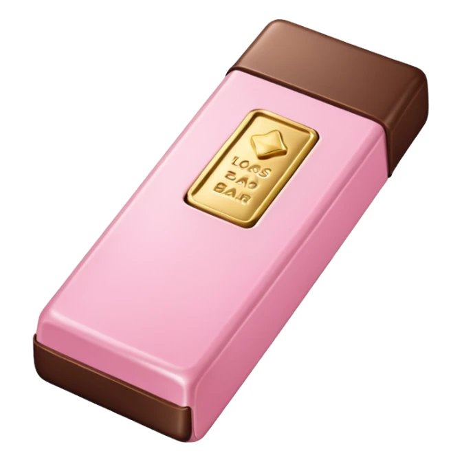 Sabrina carpenter sweet tooth perfume (shaped liked a light pink chocolate bar)  sticker
