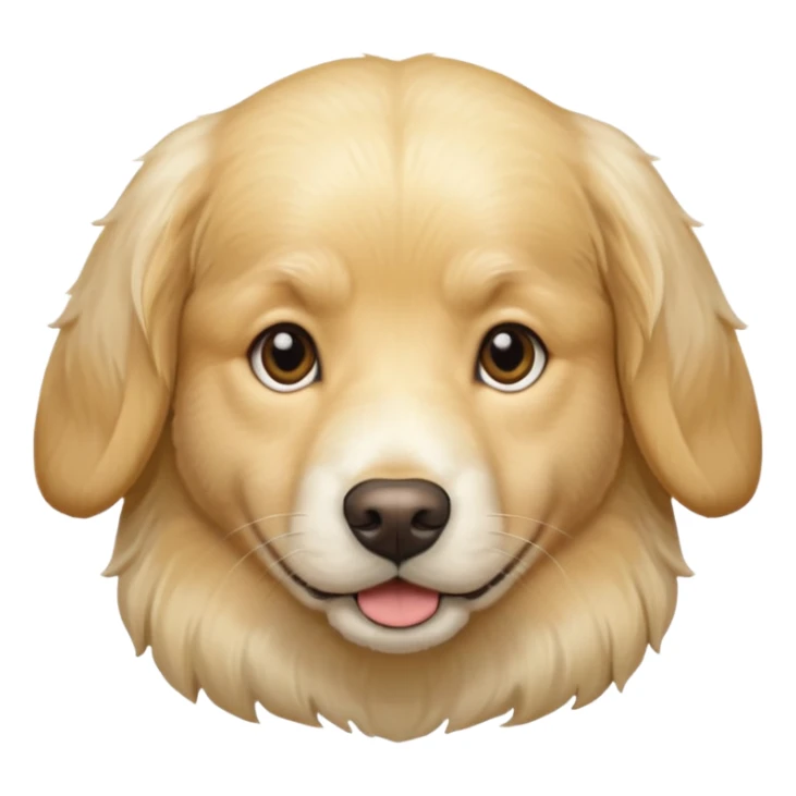 english cream golden retriever “healthy” sticker