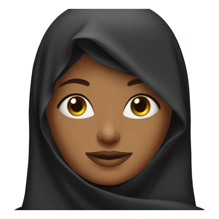 woman in burka sticker