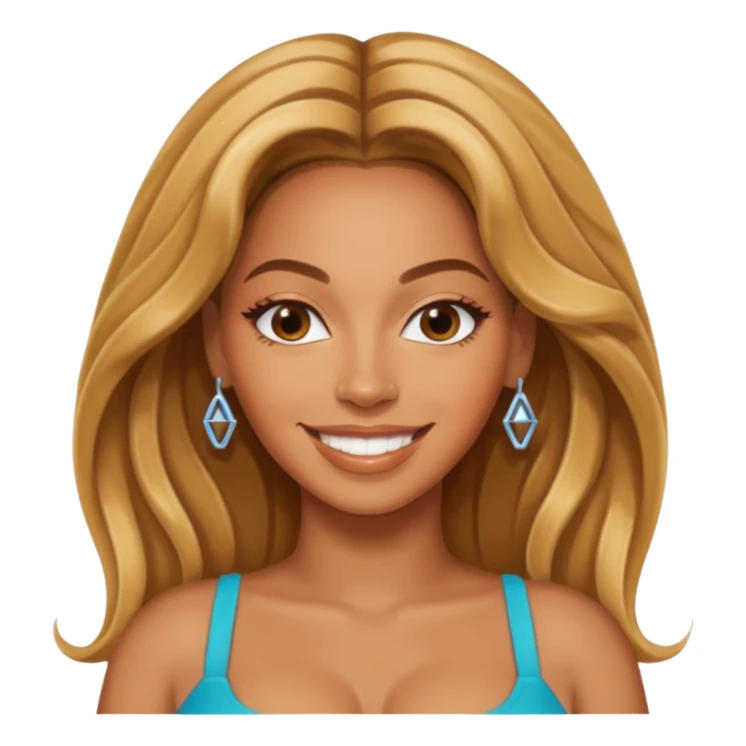 Beyonce just her face in newer photos sticker