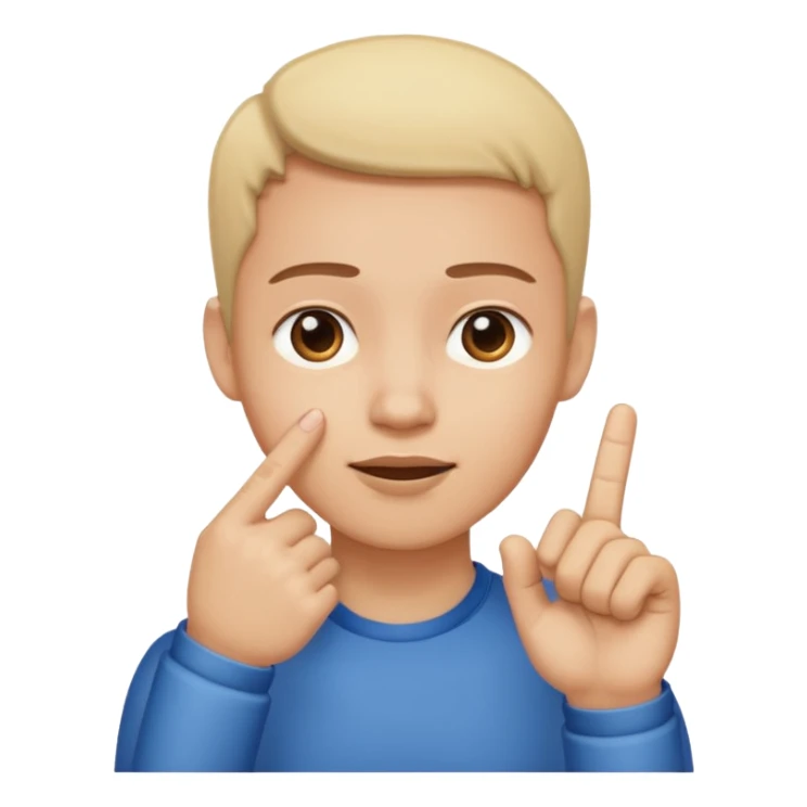 showing with your big finger on the neck  sticker