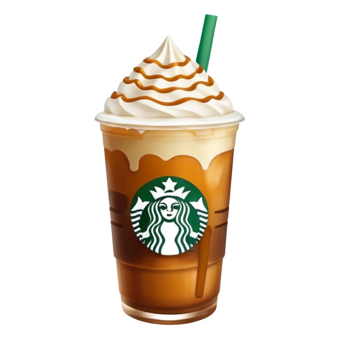 starbucks’ iced caramel macchiato  sticker