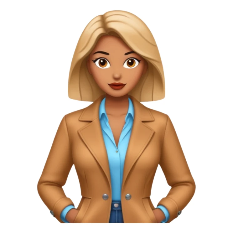 Modelo fashion estilo Mujer gigante sticker