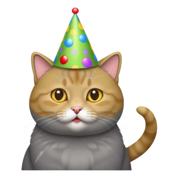 chartreux qui fait la fête sticker