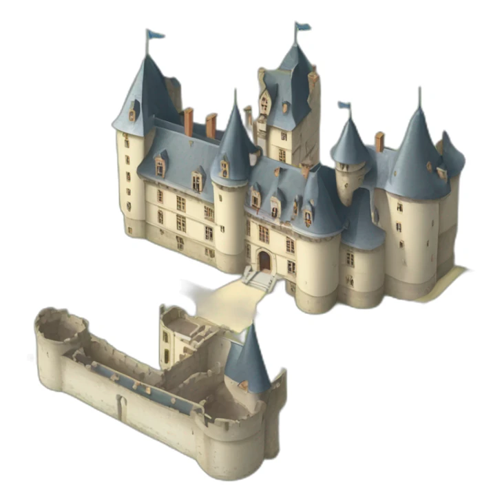 Château de Beauchamp Villaines-la-gonaies sticker