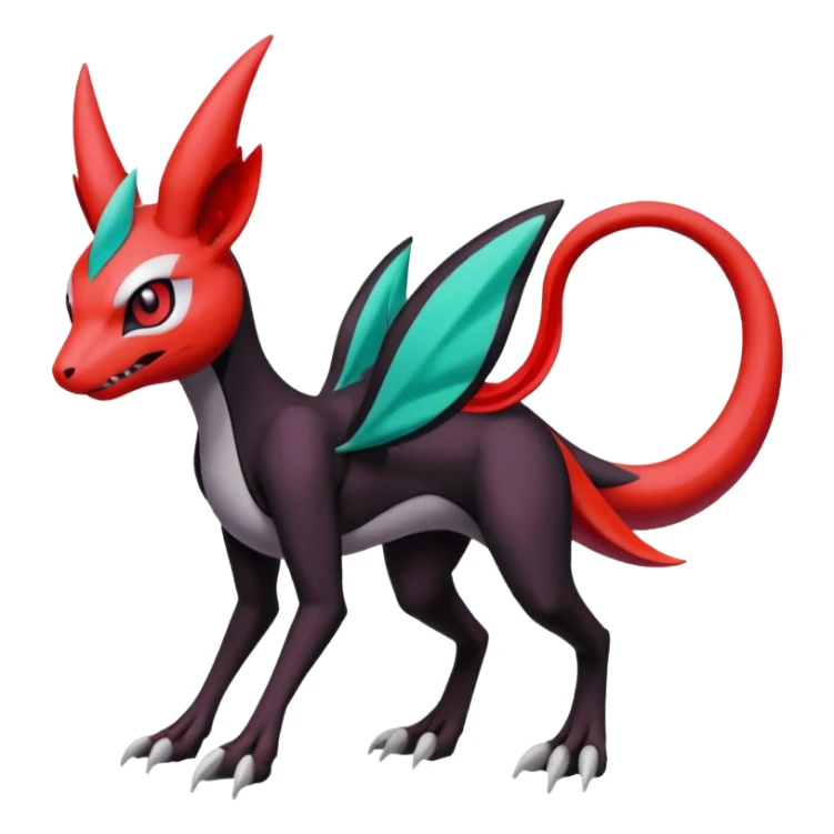 Meloetta-Guilmon-Darkrai-Pokémon-Fakémon-creature sticker