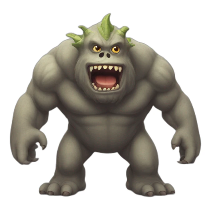 jumbo josh monster from garten of banban sticker