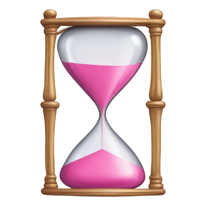 balenciaga hourglass purse in pink sticker