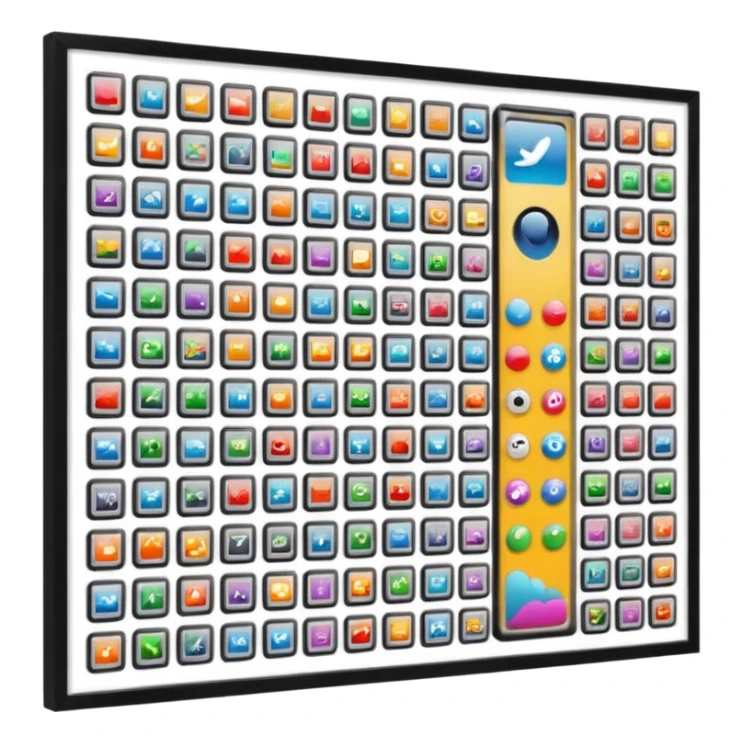 girly framed gallery of photos sticker