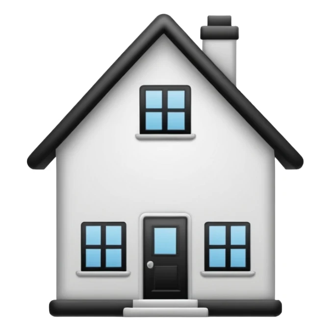 Minimalist outline icon of a home, lucide-react style, thin stroke, consistent line weight, rounded stroke caps, flat vector, monochrome black on transparent background, centered, no fill, simple geometric shapes, UI icon set style, high clarity, scalable SVG look sticker