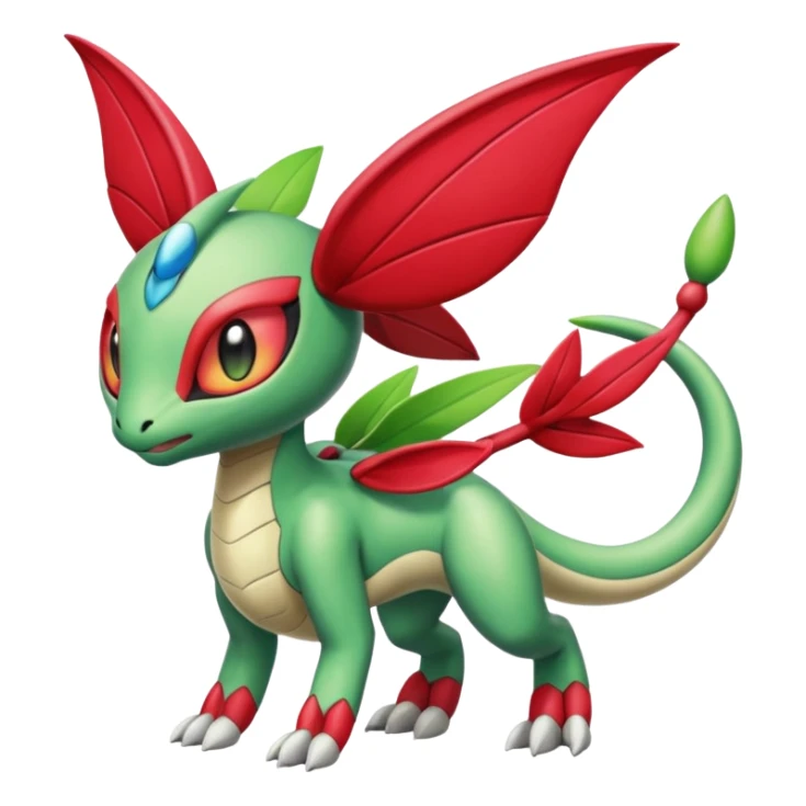 Meloetta-Flygon-Vibrava-Genesect-Gatomon-Pteromon-hybrid sticker