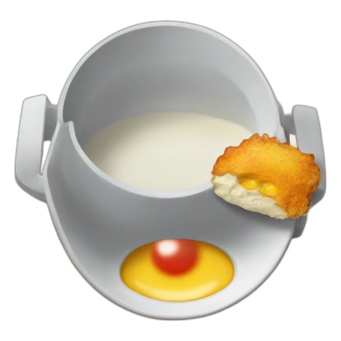 calcifer from howl's moving castle eat scrambled eggs sticker