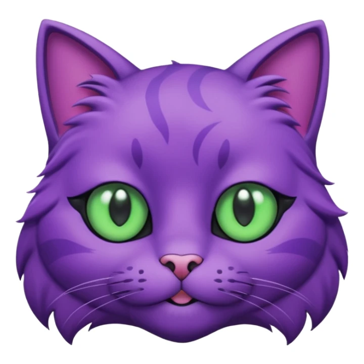 el gato gigante morado de poppy 3 sticker