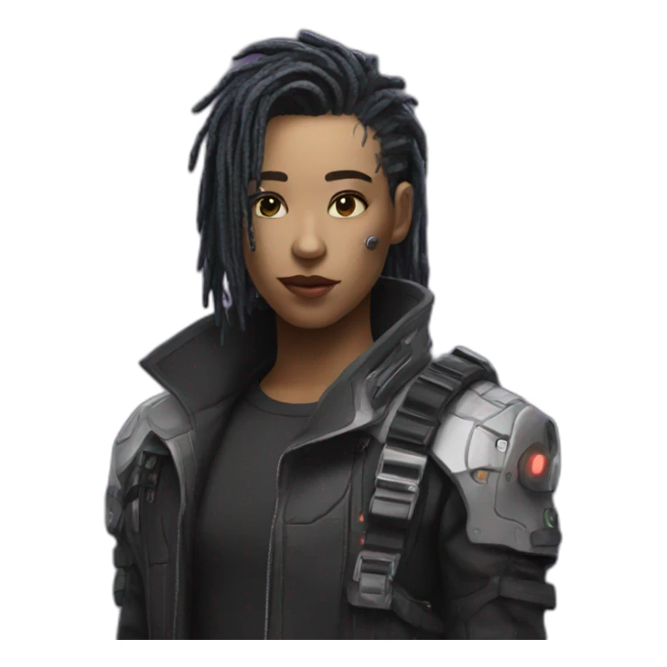 V cyberpunk  sticker