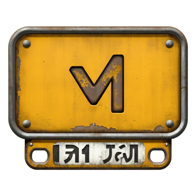 Street Sign that says “TMRW” sticker