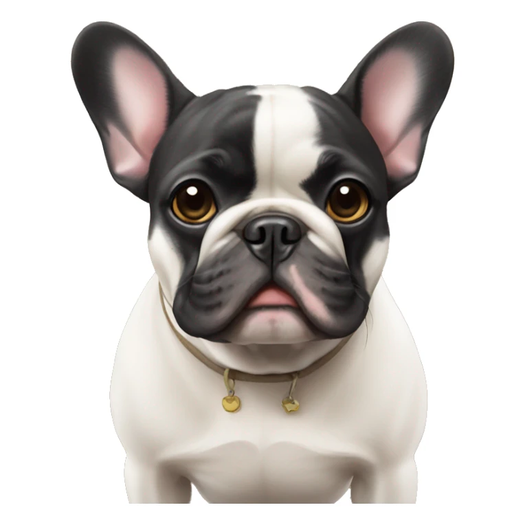 French bulldog in the beach sticker