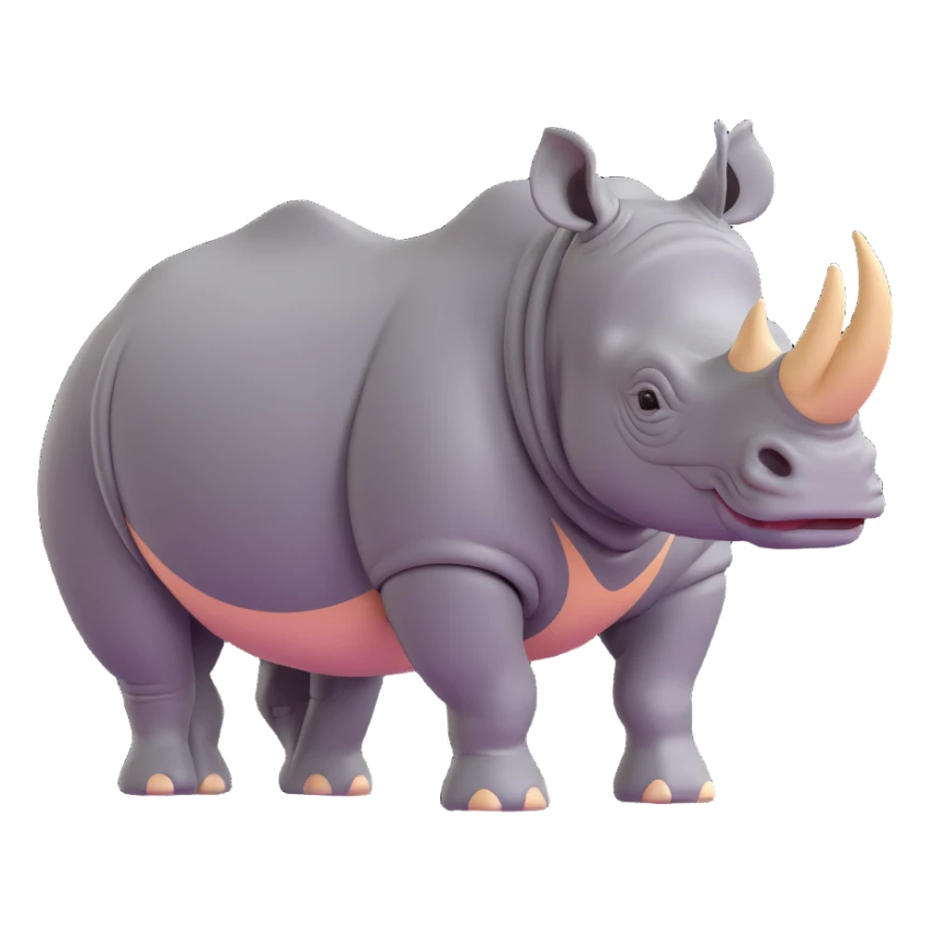 Rhinoceros sticker