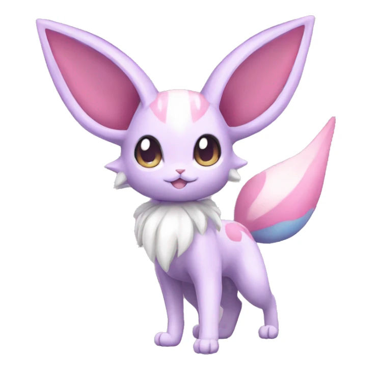 Kawaii Sylveon-Espeon-Pokémon full body sticker