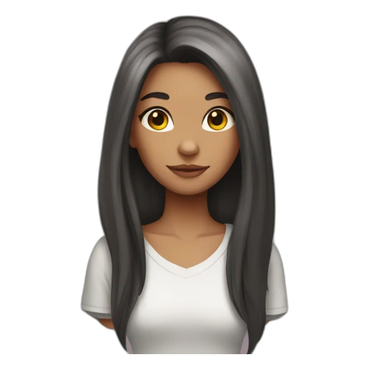 cat-girl-with-long-haircut sticker