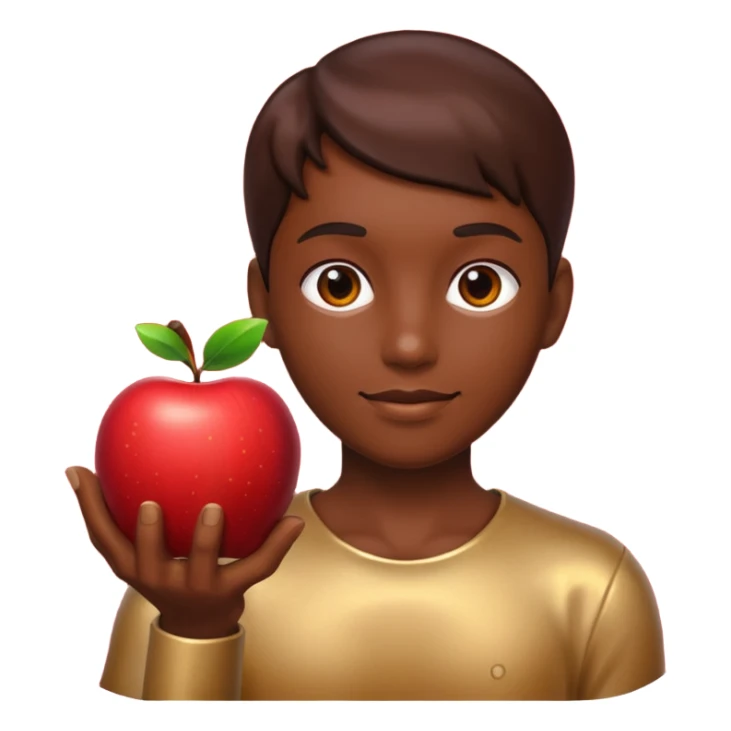 bhama god with an apple sticker