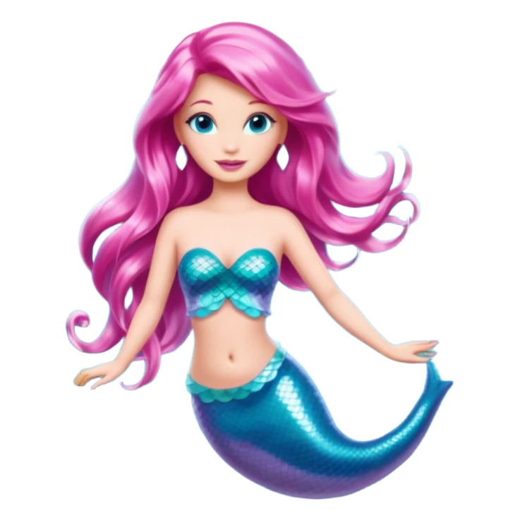 barbie merliah summers in her mermaid form sticker