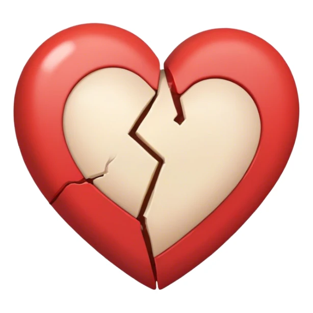 One half of a broken heart💔 sticker