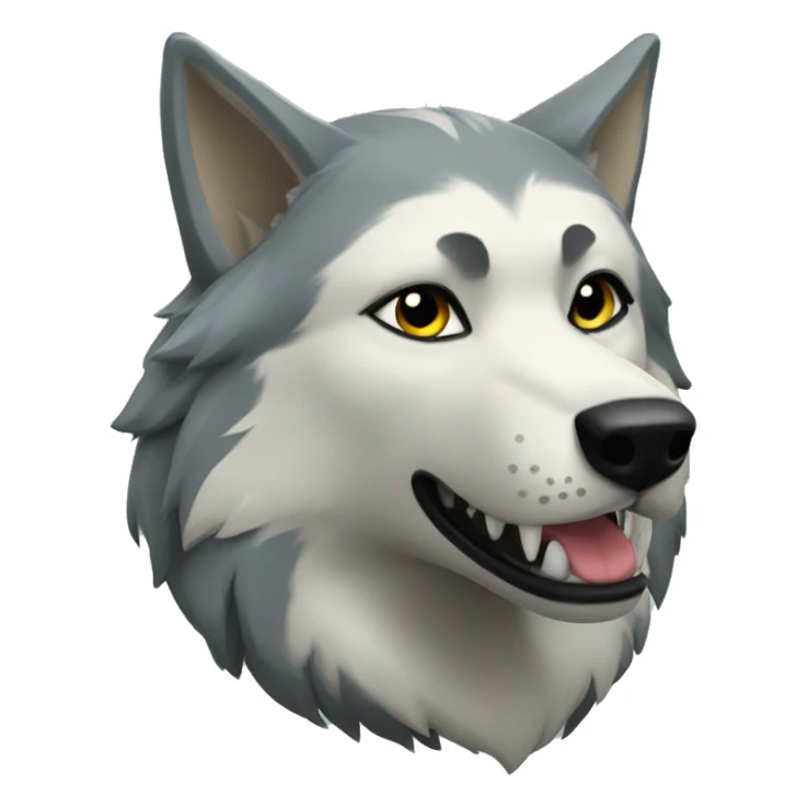 Yashu wolf greeny woof sticker