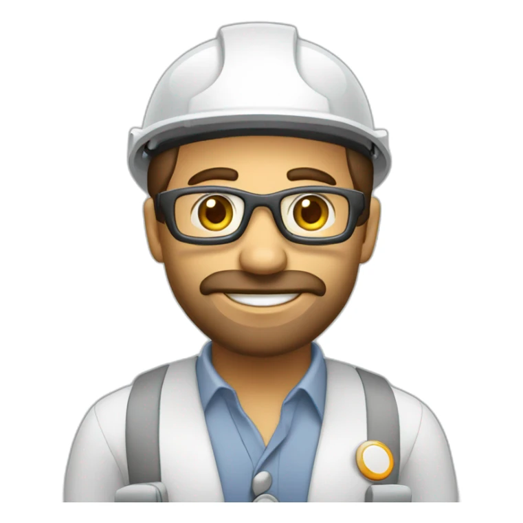 Enterprise architect man working in oil and gas company  sticker