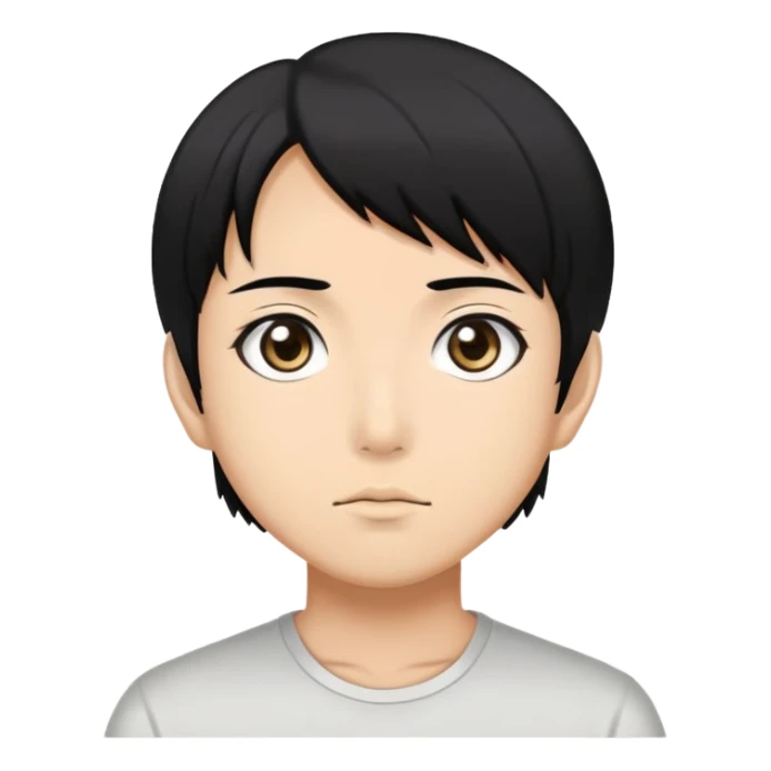 The character "Qi" from the manga "Nanbaka"  sticker